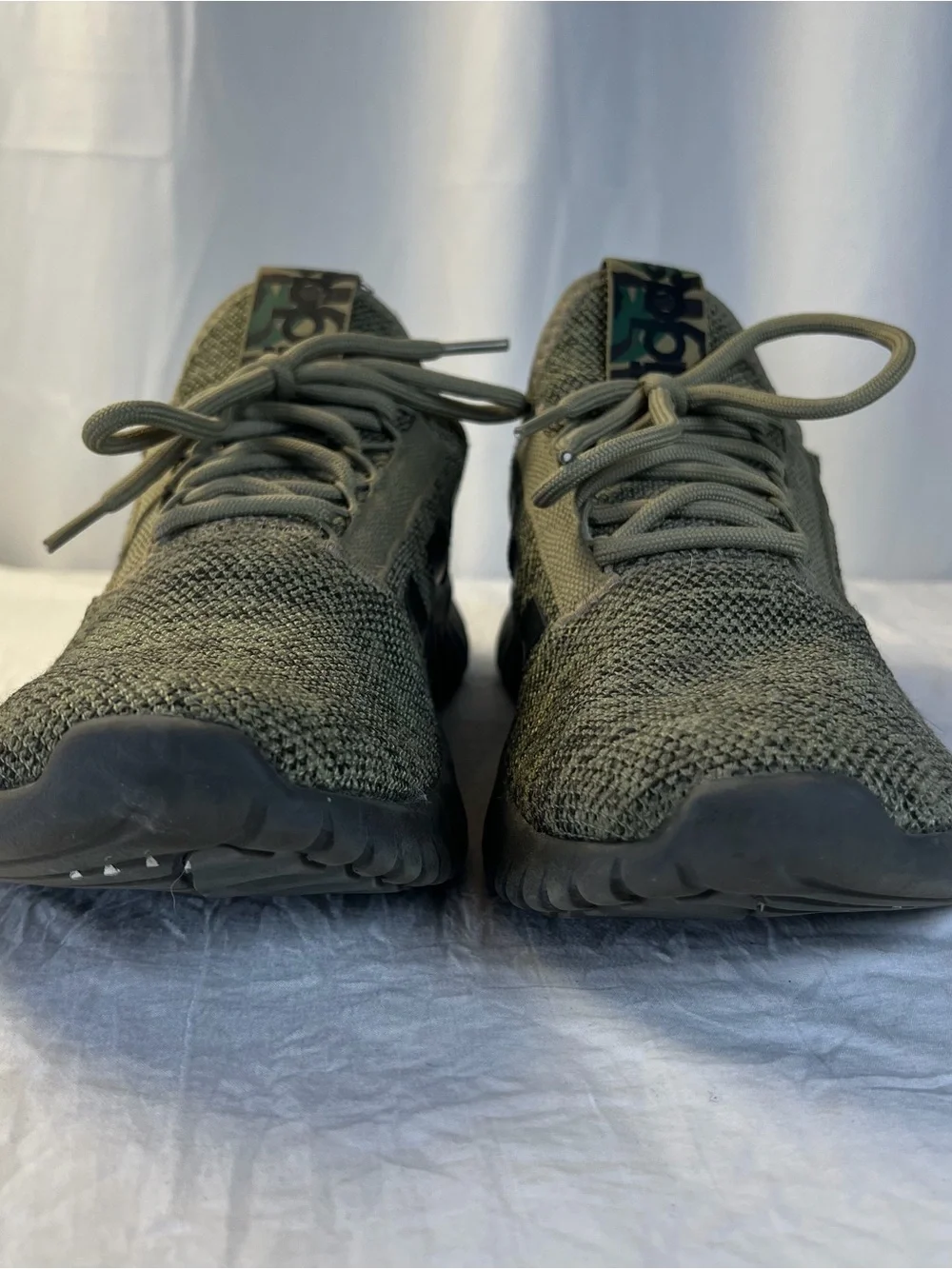 adidas Kaptir 2.0 GY8027 Black & Olive Green Oxide Camo Men’s sz11 Cloudfoam